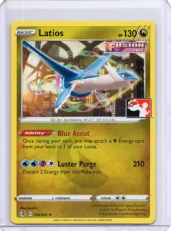 Latios 194/264 Prize Pack Series Cards Rare NM - Image 1