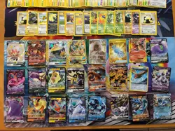 Vintage & Modern Pokemon Card Lot Holo Etc MP-Damaged Snorlax Charizard 600+ - Image 2