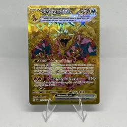 Charizard Pokemon Card EX Obsidian Flames TCG 228/197 Rare Holo Refractor - Image 3
