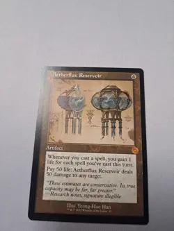 MTG: The Brothers' War: Aetherflux Reservoir (Retro Frame) (LP) - Image 2