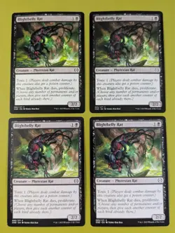 Blightbelly Rat x4 Phyrexia: All Will Be One 4x Magic the Gathering MTG - Image 1