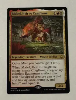 MTG Mabel, Heir to Cragflame - Bloomburrow LP - Image 1