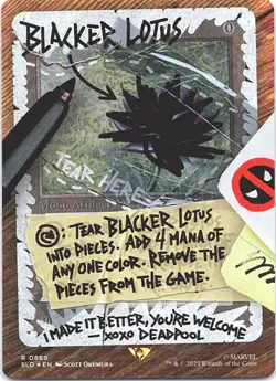 Blacker Lotus (Rainbow Foil) 869 Secret Lair Drop Series NM FOIL MTG - Image 1