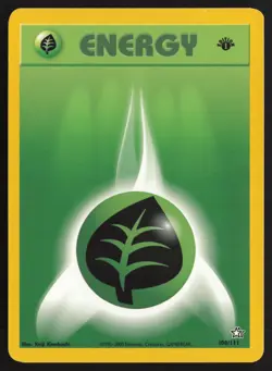 Pokemon TCG | Grass Energy 108/111 | Neo Genesis | 1st Edition Lightly Played - Image 2