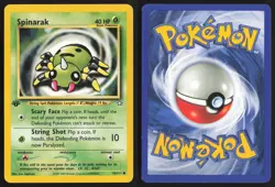 Pokemon TCG | Spinarak 75/111 | Common | Neo Genesis | 1st Edition LP - Image 1