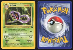 Pokemon TCG | Arbok 31/62 | Uncommon | Fossil | 1st Edition Moderately Played - Image 1