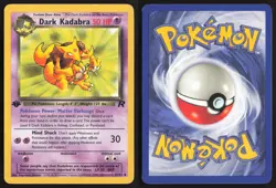 Pokemon TCG | Dark Kadabra 39/82 | Uncommon | Team Rocket | 1st Edition LP - Image 1