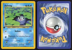 Pokemon TCG | Poliwag 62/75 | Common | Neo Discovery | 1st Edition LP - Image 1