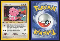 Pokemon TCG | Snubbull 74/111 | Common | Neo Genesis | 1st Edition LP - Image 1