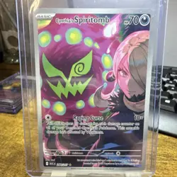 Pokemon TCG Cynthia's Spiritomb Basic Raging Curse HP 70 Card 244/217 English - Image 1