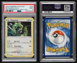 Rayquaza Holo Pokemon Sword & Shield Black Star Promo PSA 9 MINT - Image 3