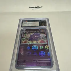 Pokemon 2023 Gengar 094 Poke Ball Reverse Holo 151 Japanese BLACK LABEL CGC 10 - Image 2