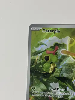 Caterpie 172/165 Illustration Rare Pokemon TCG Scarlet & Violet 151 NM - Image 2