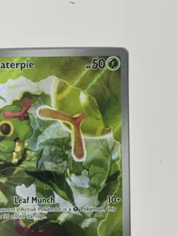 Caterpie 172/165 Illustration Rare Pokemon TCG Scarlet & Violet 151 NM - Image 3