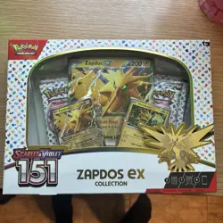 Pokemon TCG Scarlet & Violet 3.5 Pokemon 151 Zapdos Ex Box - Image 1