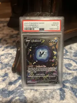 2023 Pokemon Sword And Shield Crown Zenith Fa Lumineon V #GG39 PSA 10 - Image 1