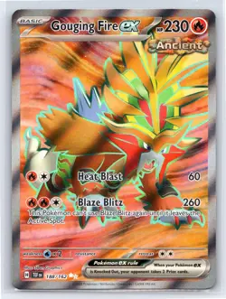 Gouging Fire ex 188/162 - Pokemon Temporal Forces - Ultra Rare - NM - Image 1