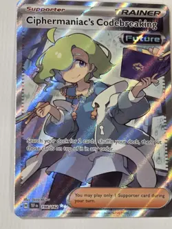 Pokemon Ciphermaniac's Codebreaking 198/162 Full Art SV Temporal Forces - Image 2
