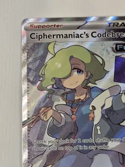 Pokemon Ciphermaniac's Codebreaking 198/162 Full Art SV Temporal Forces - Image 4