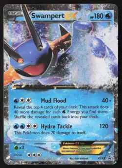 2015 Pokemon XY Promos Swampert-EX #XY55 ES6 - Image 1