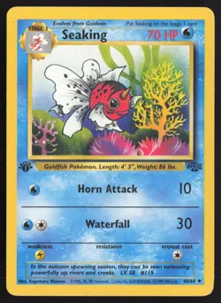 Pokemon TCG | Seaking 46/64 | Uncommon | Jungle | 1st Edition Lightly Played - Image 2