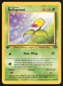 Pokemon TCG | Bellsprout 49/64 | Common | Jungle | 1st Edition Lightly Played - Image 2