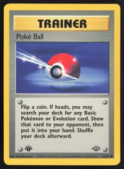Pokemon TCG | Poke Ball 64/64 | Common | Jungle | 1st Edition Lightly Played - Image 2