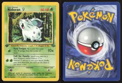 Pokemon TCG | Nidoran F 57/64 | Common | Jungle | 1st Edition Lightly Played - Image 1
