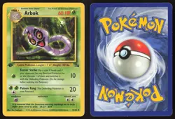 Pokemon TCG | Arbok 31/62 | Uncommon | Fossil | 1st Edition Lightly Played - Image 1