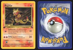 Pokemon TCG | Magmar 39/62 | Uncommon | Fossil | 1st Edition Lightly Played - Image 1