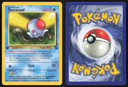 Pokemon TCG | Tentacool 56/62 | Common | Fossil | 1st Edition Lightly Played - Image 1