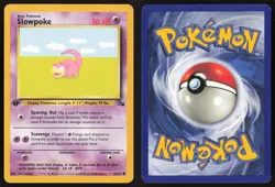 Pokemon TCG | Slowpoke 55/62 | Common | Fossil | 1st Edition Lightly Played - Image 1