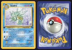 Pokemon TCG | Seadra 42/62 | Uncommon | Fossil | 1st Edition Lightly Played - Image 1