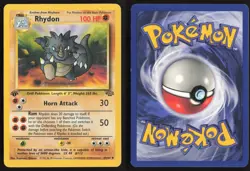 Pokemon TCG | Rhydon 45/64 | Uncommon | Jungle | 1st Edition Lightly Played - Image 1