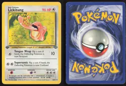 Pokemon TCG | Lickitung 38/64 | Uncommon | Jungle | 1st Edition Lightly Played - Image 1