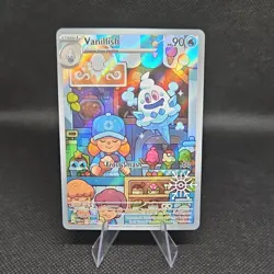 Pokemon TCG Vanillish 190/182 Illustration Rare Full Art Holo SV04: Paradox Rift - Image 1