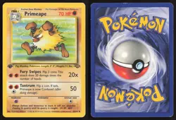 Pokemon TCG | Primeape 43/64 | Uncommon | Jungle | 1st Edition Lightly Played - Image 1