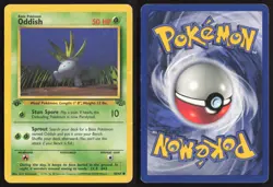 Pokemon TCG | Oddish 58/64 | Common | Jungle | 1st Edition Lightly Played - Image 1