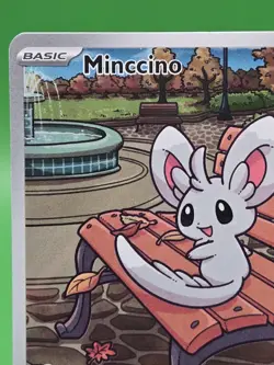 Pokemon TCG - Minccino 152/086 Sv: Black Bolt Illustration Rare - Image 2