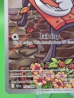 Pokemon TCG - Minccino 152/086 Sv: Black Bolt Illustration Rare - Image 4