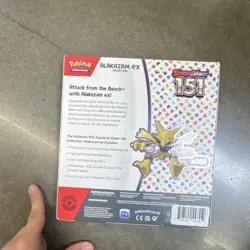 Pokemon Scarlet & Violet 151 Alakazam ex Collection Box Booster Promo Cards - Image 2