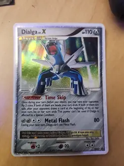 Dialga LV x Holo Rare Black Star Promo Diamond Pearl Pokemon Card - Image 1