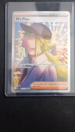 Pokemon N's Plan 170/086 Sv: Black Bolt Holo Special Illustration Rare Trainer - Image 1