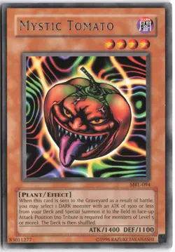 Yugioh - Mystic Tomato MRL-094 Unlimited - Magic Ruler - Image 1