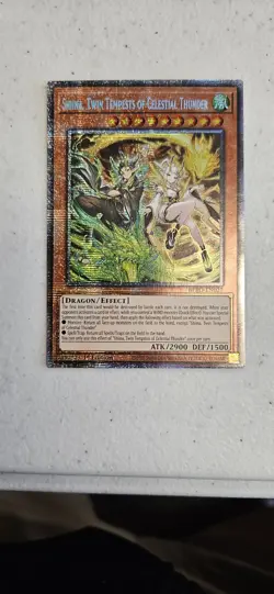 Shiina, Twin Tempests Of Celestial Thunder - Starlight Rare BPRO-EN027 Yu-Gi-Oh! - Image 1