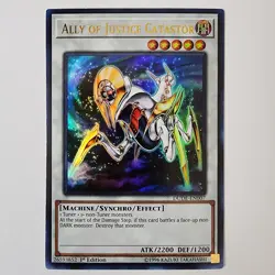 Ally of Justice Catastor - DUDE-EN007 - Ultra Rare - NM - 1st ed - tcg - Yugioh - Image 1