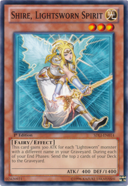 Shire, Lightsworn Spirit - SDLI-EN014 - Common - Unlimited Edition x1 - Lightly - Image 1