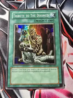 Yugioh! Tribute to The Doomed MRD-057 Super Rare Unlimited Edition - LP - Image 1