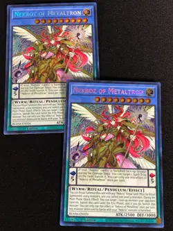 Yugioh Nekroz Of Metaltron BLMM-EN026 1ST Secret x2 (NM) - Image 1