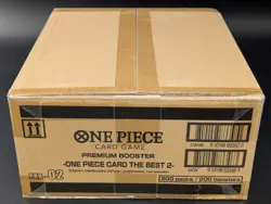 One Piece PRB-02 The Best Vol 2 Premium Booster 10-Box Case SEALED - Image 2